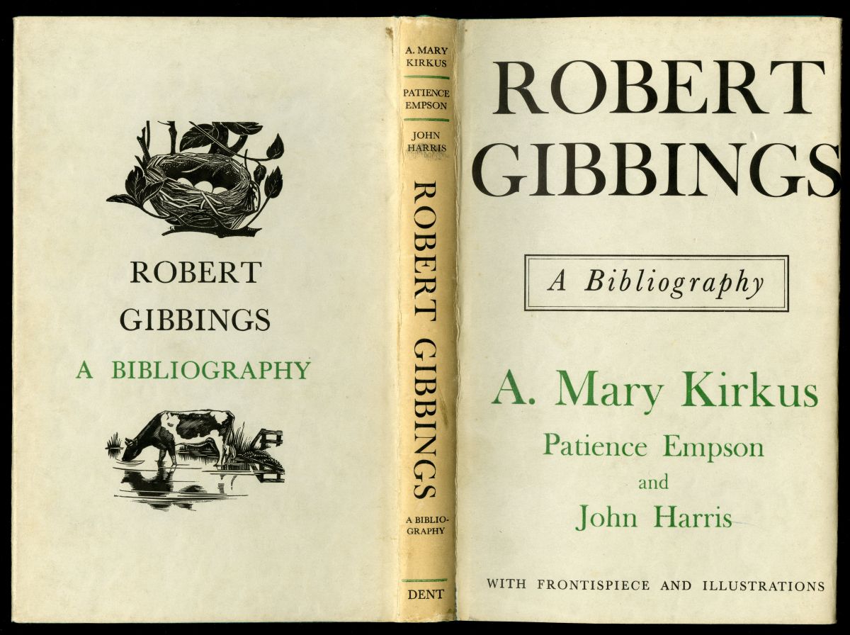 『ROBERT GIBBINGS A Bibliography』（1962年、J.M.DENT & SONS） 
